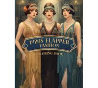 1920s Flapper Fashion Coloring Book