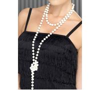 1920s Flapper Girl Pearl Beads