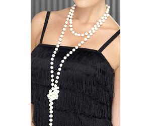 1920s Flapper Girl Pearl Beads