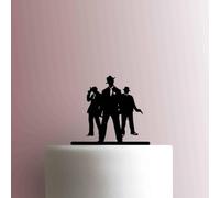 1920s Gangsters Acrylic Cake Topper 3mm Thick Premium Laser Cut Cake Decoration for Birthday, Wedding, Baby Shower & Party Cakes Durable Reusable