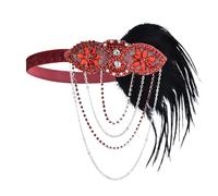 1920s Head Flapper Headband, Roaring 20s Hair Accessories Vintage Clip Sequin Hoop Hair Accessories Women Girls