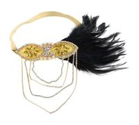 1920s Head Flapper Headband, Roaring 20s Hair Accessories Vintage Clip Sequin Hoop Hair Accessories Women Girls