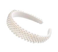 1920s Headband Elegant Pearl Headband for Women Hair Accessories Hairbands Fashion Girls Hair Hoop Band Ornament Bride Wedding Headwear Headband (Size : 7)