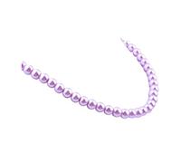 1920s Imitation Pearl Choker Necklace Colorful Pearl Beads Baroque Strands Necklace for Women, imitation pearl, no gems