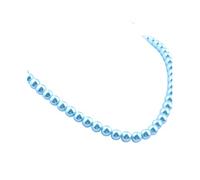 1920s Imitation Pearl Choker Necklace Colorful Pearl Beads Baroque Strands Necklace for Women, imitation pearl, no gems