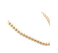 1920s Imitation Pearl Choker Necklace Colorful Pearl Beads Baroque Strands Necklace for Women, imitation pearl, no gems