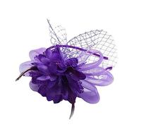 1920s Medieval Feather Shape Headband Hair Hoop Woman Cosplay Performances Headpiece Festival Party Costume Props Hair Hoop For Women Yarn Feather Shape Decorative Cute Multiple Color Banquet Cosplay
