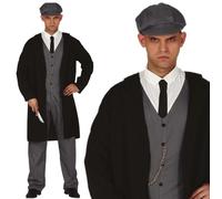 1920s Peaky Gangster Costume Male (L), Chest 102-115cm