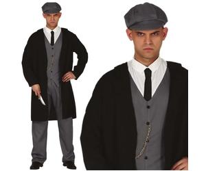 1920s Peaky Gangster Costume Male (L), Chest 102-115cm