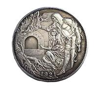 1921 US Morgan HOBO Art Coin Holy Grail Knight Templar Crusade Replica