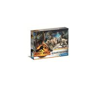 19289 Science&Play Jurassic World-Dino 2 in 1 Triceratop + Velociraptor-Science Kids 6 Years, Kit Toy, Realistic Dinosaur, Excavate and Assemble