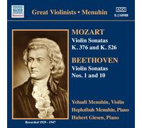 モーツァルト/ベートーヴェン:ヴァイオリン・ソナタ(メニューイン)(1929-1947)