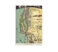 1929 Historical Map of California Events Poster Decorative Painting Canvas Wall Art Living Room Poster Bedroom Painting Wall Art Picture Print Modern Family Room Decor 08 x 12 Inch (20 x 30 cm)