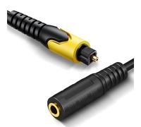 192KHz DAC Optical to 3.5mm Converter, Optical Audio to AUX Adapter, One Way Signal from TOSLINK to Female 3.5mm Cable Only for TV Audio Transfer to AUX, TV Audio Format Must Be Set to PCM or Stereo
