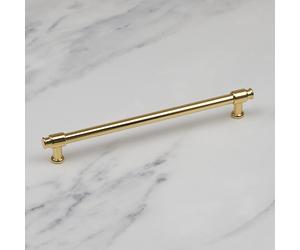 (192mm Handle) Gloss Gold Cabinet Handles & Matching Knob