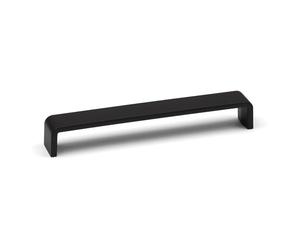192mm Matt Black Cabinet Handle Square D Cupboard Door Drawer Furniture Pull