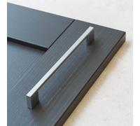 192mm Matt Chrome Square D Handle