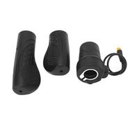 192X Electric Bicycle Half Twist Throttle, Universal Rubber Grip Handle for E - Bike, Precise Control Accelerator with Anti - Slip Design for Smooth Riding Experience (Waterproof Connector)