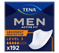 192xTENA Men Level 3 Active Fit Discreet Absorbent Protector |12 Pack of 16