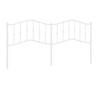 (193 cm) vidaXL Metal Headboard Bedroom Home Decor Bed Header Guest Room Bed Headboard