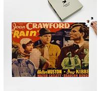 1932 Photo: Rain | Joan Crawford | Walter Huston | Guy Kibbe | 1000 Piece Jigsaw Puzzle for Adults