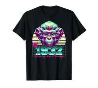 1932 Year of The Monkey 80s Retro Vaporwave Chinese Zodiac T-Shirt