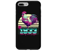 1933 Year of the Rooster 80s Retro Vaporwave Chinese Zodiac Case for iPhone 7 Plus/8 Plus