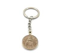 1936 89th Birthday Keyring Farthing Mum, Dad, Brother, Sister- 89th Birthday-Coin, Farthing Coin, 89th Anniversary GLD