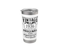 1936 Original Birth Year Vintage Made in 1936 90 Years Stainless Steel Insulated Tumbler