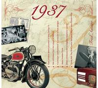1937 Birthday Gift - 1937 Compilation Music CD with 20 Original Songs and a 1937 Birthday Greeting Card
