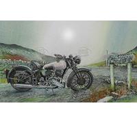 1937 Brough Superior Great British Motorcycle Metal Sign 3 Sizes To Choose