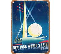 1939 New York World's Fair 3 Home Decoration Retro Metal Tin Sign 8x12 inches