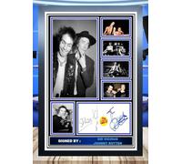 (194.) Sex Pistols Sid Vicious & Johnny Rotten Punk Music Legends Framed Autograph Signature A4 (21 X 297 CM) Art Work Wall Art Display (REPRINT) #####