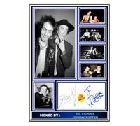 (194) Sid Vicious & Johnny Rotten Sex Pistols Punk Group Legends Signed A4 Photograph (21 X 297 CM) Art Work Wall Art Display Great Gift Idea (REPRINT) #####