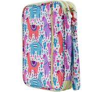 194-Slot Colored Pencil Case - Large Capacity Canvas Organizer with Zipper, Pencil Holder for Artists & Students