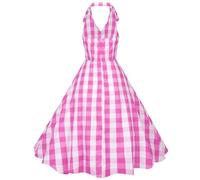1940s Dresses for Women, Vintage Polka Dot Rockabilly Swing Dress, Sleeveless A-Line Spaghetti Strap Dresses, Retro Cocktail Party Tea Dress, Ladies 1940s Fancy Dress Land Girl Outfit