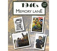 1940s Memory Lane: Large print book for dementia patients