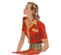 1940s Sewing Pattern - Women’s Blouses - Various Styles - Bust 42” (106.7cm)