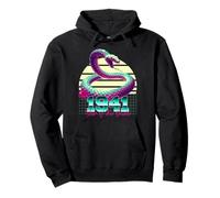 1941 Year of the Snake 80s Retro Vaporwave Chinese Zodiac Pullover Hoodie