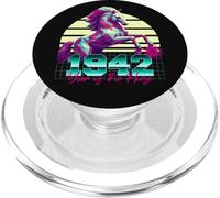 1942 Year of the Horse 80s Retro Vaporwave Chinese Zodiac PopSockets PopGrip for MagSafe
