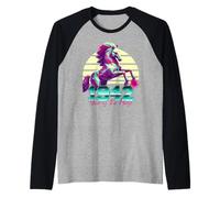 1942 Year of the Horse 80s Retro Vaporwave Chinese Zodiac Raglan Baseball Tee