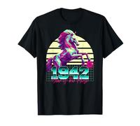 1942 Year of the Horse 80s Retro Vaporwave Chinese Zodiac T-Shirt