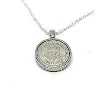 1943 Original Sixpence Solid Pendant for a 83rd birthday SLV