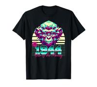 1944 Year of The Monkey 80s Retro Vaporwave Chinese Zodiac T-Shirt