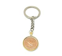 1945 81st Birthday Keyring Farthing Keyring Mum, Dad, Brother, Sister- 81st Birthday-Coin Keyring, Farthing Coin, 81st Anniversary GLD