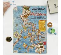 1945 Map of The Philippines | 1000 Piece Jigsaw Puzzle for Adults | Philippines Puzzle map