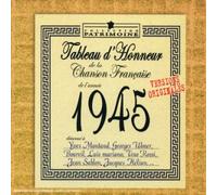 1945-Tableau d'honneur De La Chanson Française
