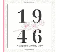 1946: A Keepsake Birthday Gift with Pages for Penning Well-Wishes & Little Notes | A Thoughts and Wishes Message Log Diary Journal and Guest Book for Her