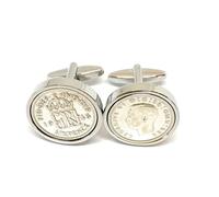 1946 Original Lucky Sixpence 6d birthday gift for him Anniversary Cufflinks ideal for a 80th birthday