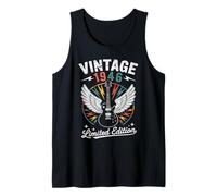 1946 Vintage Born In 1946 Dress 1946 Birthday Guitar Tank Top